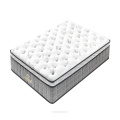 Matelas de ressort de poche en bambou avec Euro Topper